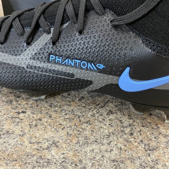 Nike Phantom GT2 Elite DF‎ FG Soccer Cleats Black Mens Size 5 / Womens Size 6.5 main image 9